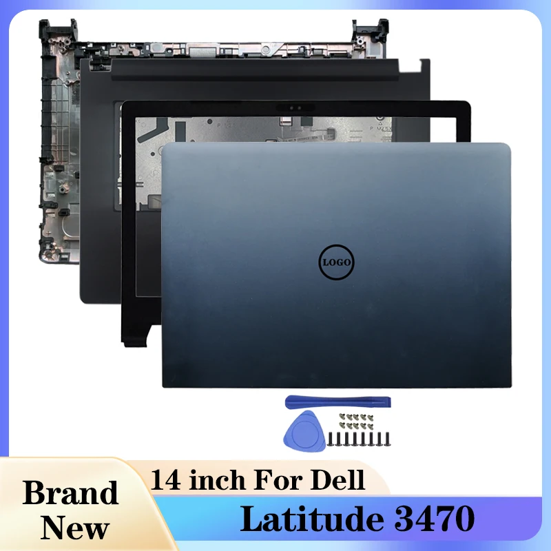 NEW For Dell L3460 L3470 E3460 E3470 Notebook Screen LCD Back Cover Front Frame Hinges Palmrest Bottom Accessories Laptop case