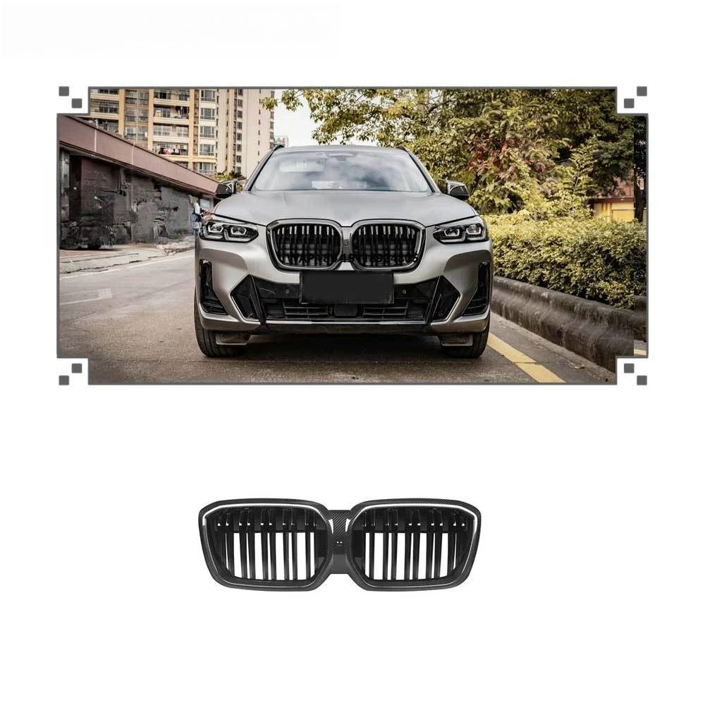 

IX3 G08i Prepreg Dry Carbon Fiber Front Kidney Grill for Replacement 2022 2023