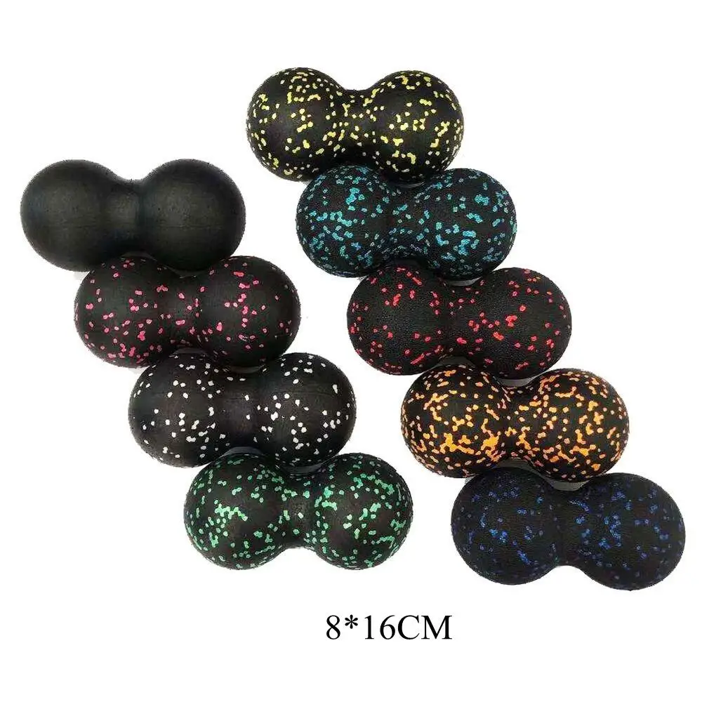 Yoga Equipment Women Yoga Foam Block Roller Peanut Ball Set Block Peanut Massage Roller Ball Therapy Relax Exercise Fitness