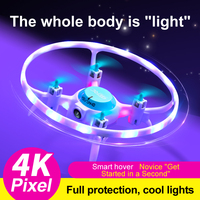 2024 Uav small RC aircraft children HD 4K anti-collision mobile phone WiFi control one-key reentry quadaxis small aircraft gift