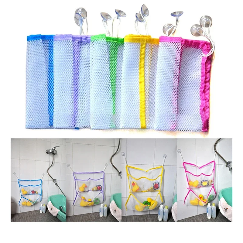 Baby Bad Speelgoed Gaas Tas Bad Pop Organizer Zuig Badkamer Speelgoed Spullen Net Baby Kids Badkuip Speelgoedtas Kids