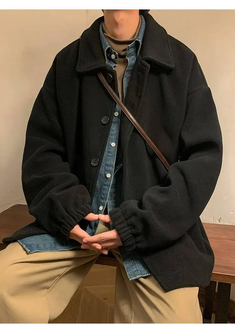 

Мужское длинное пальто из шерстяной смеси с поясом, ветрозащитное, штормоустойчивое, устойчивое к сильному ветру, защита от ураганов и ливней, декоративное.