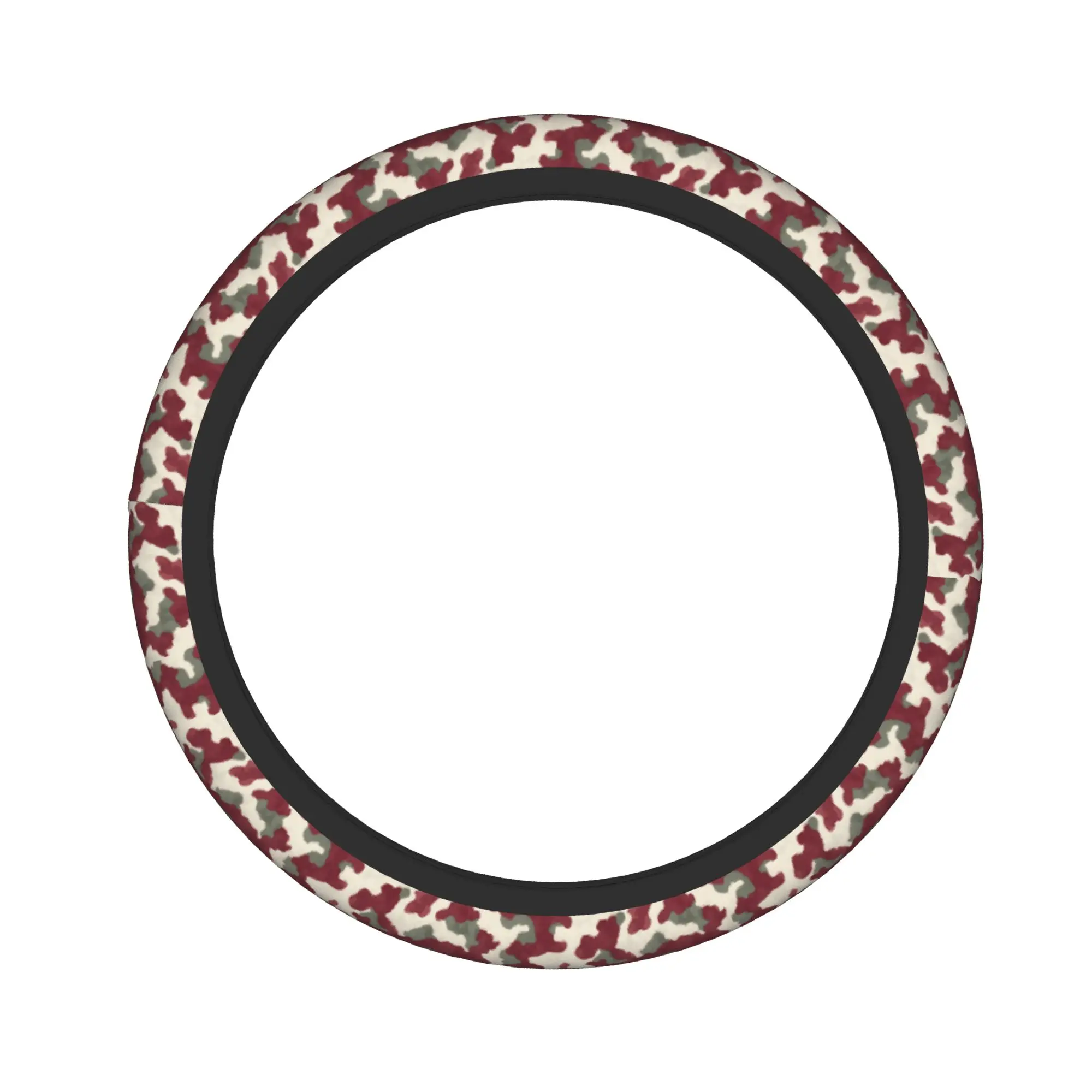 Camo Camouflage Car Steering Wheel Cover 37-38 Anti-slip  Steering Wheel Protective Cover Elastische Car Accessories - view 3