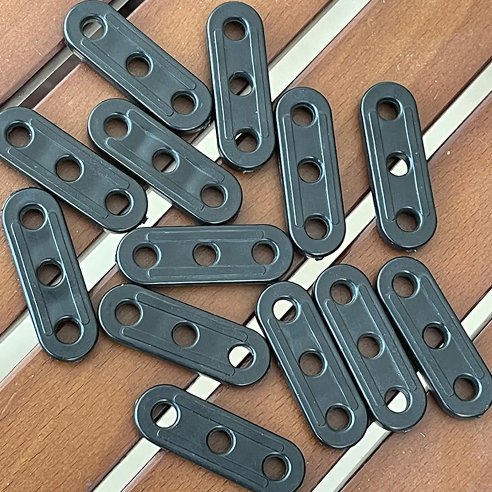 3 Holes Tent Wind Rope Buckle 10PCS Tent Guyline Tensioner Fixed Buckle Windproof Canopy Accessories For outdoor Camping Hiking