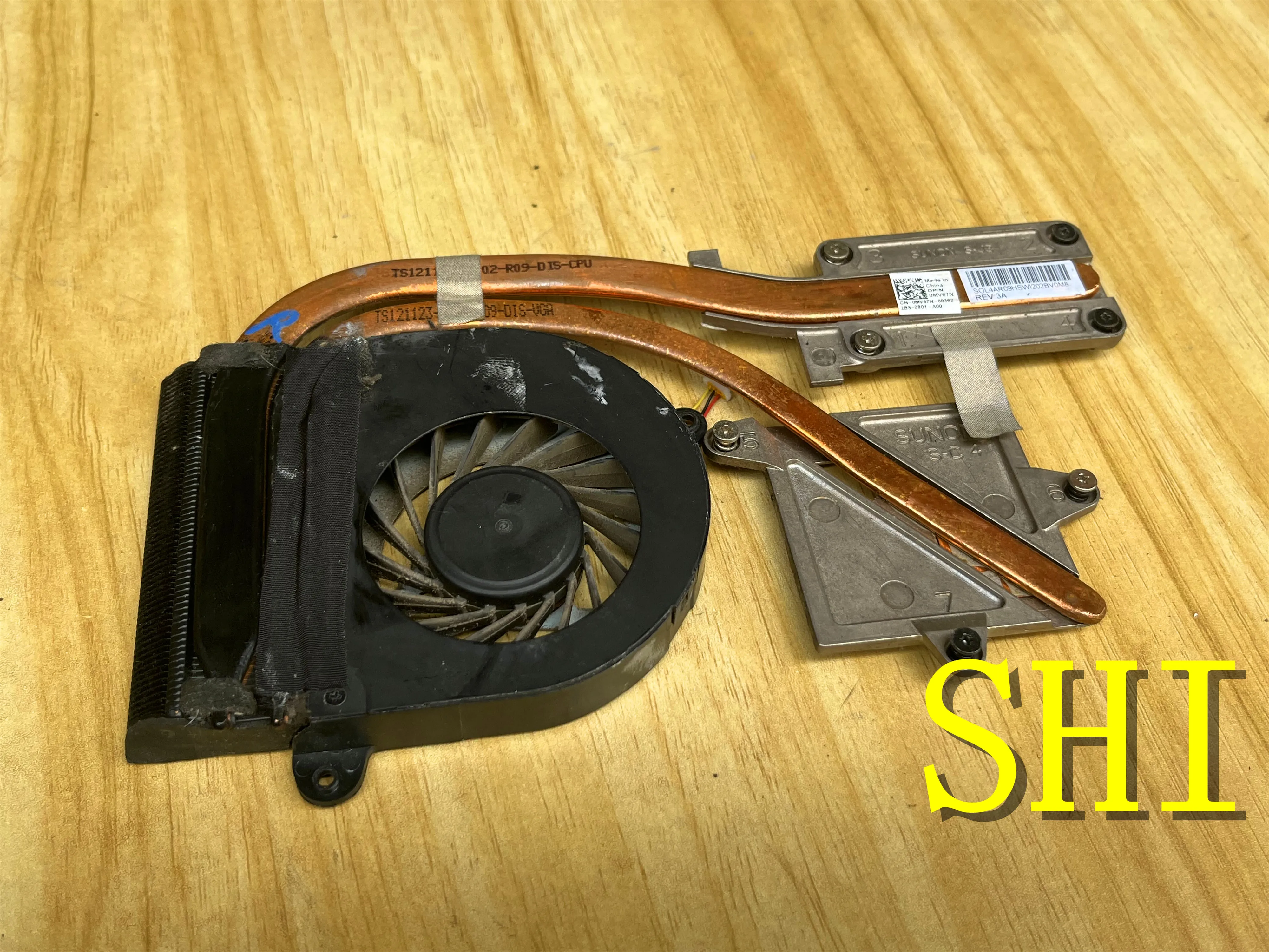 

FOR Original Used Dell Inspiron 17R 7720 MV67N Cooling Heatsink Assembly Radiator Cooler Fan 0D0D6C 0MV67N Test OK