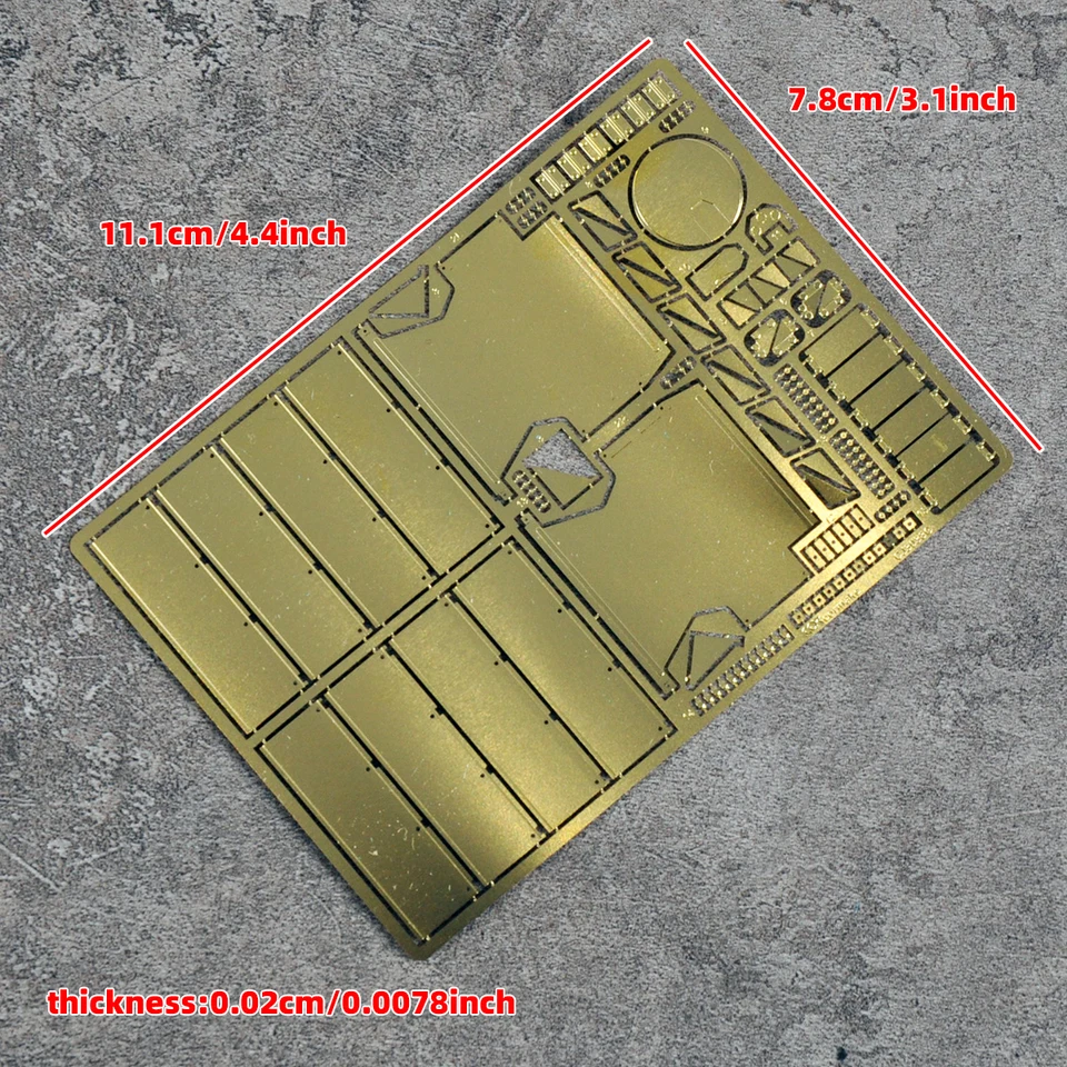 1/35 Photo Eatch PE Scale Model Kit Material Metal Tiger I Tank