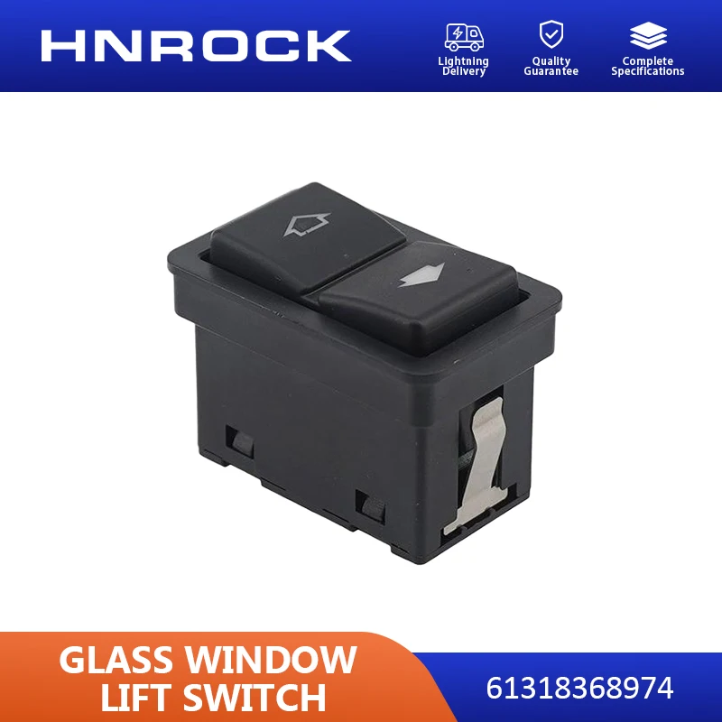 NEW HNROCK 61318368974 is suitable for BMW car parts 4-pin window lift single switch, high quality, 1 piece