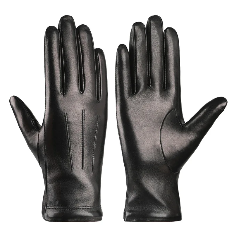 Female export foreign trade factory cross-border selection of small sheepskin gloves, American and European standard