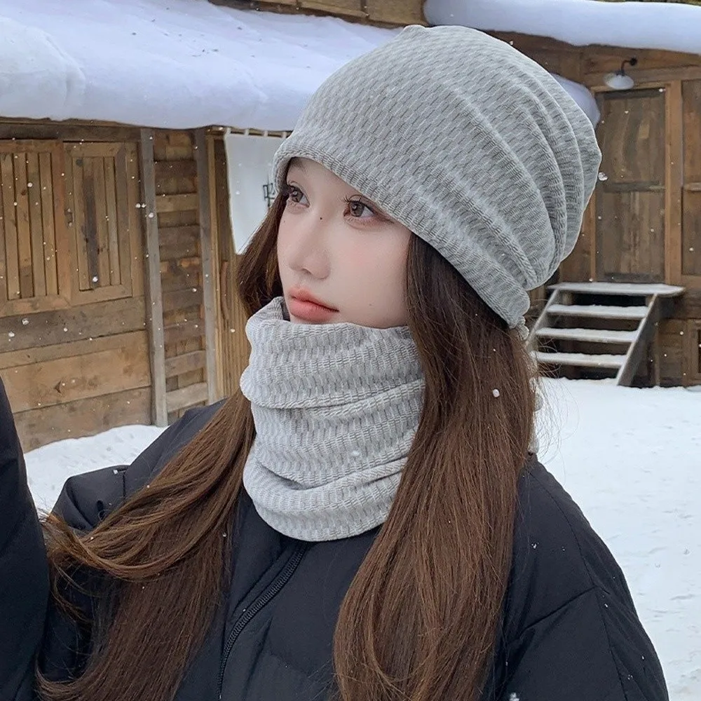 

Versatile Thicken Winter Scarf Fluffed Windproof Neck Scarf Anti-Cold Neck Protection Collar Muffler Outdoor