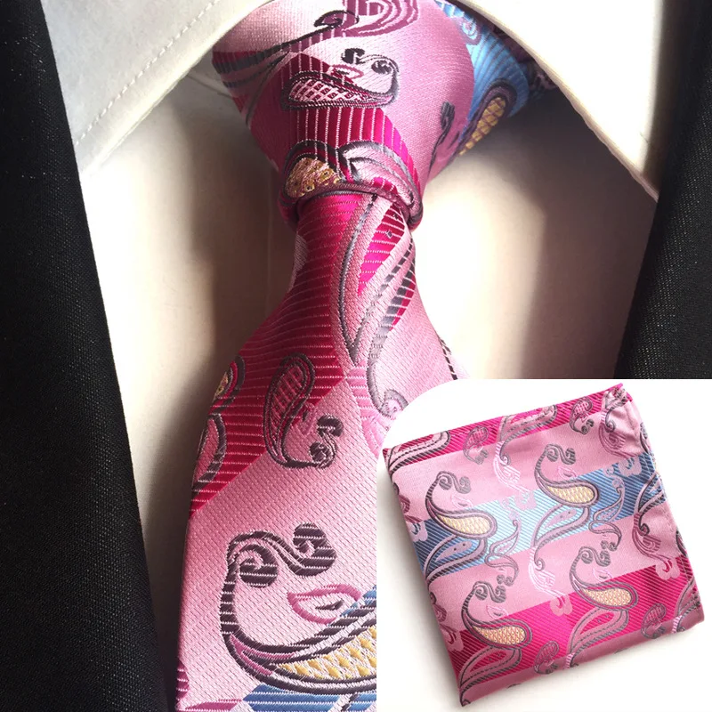

Новый модный праздничный цвет, яркий цветок на талии 8 см, мужской галстук из полиэстера, набор аксессуаров, галстуки