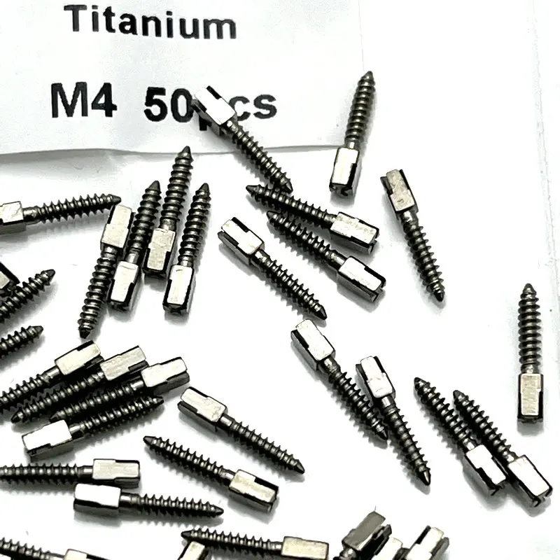 Dental Titanium Screw Post 50Pcs Bag Materiały dentystyczne dla dentystów Narzędzie stomatologiczne Post