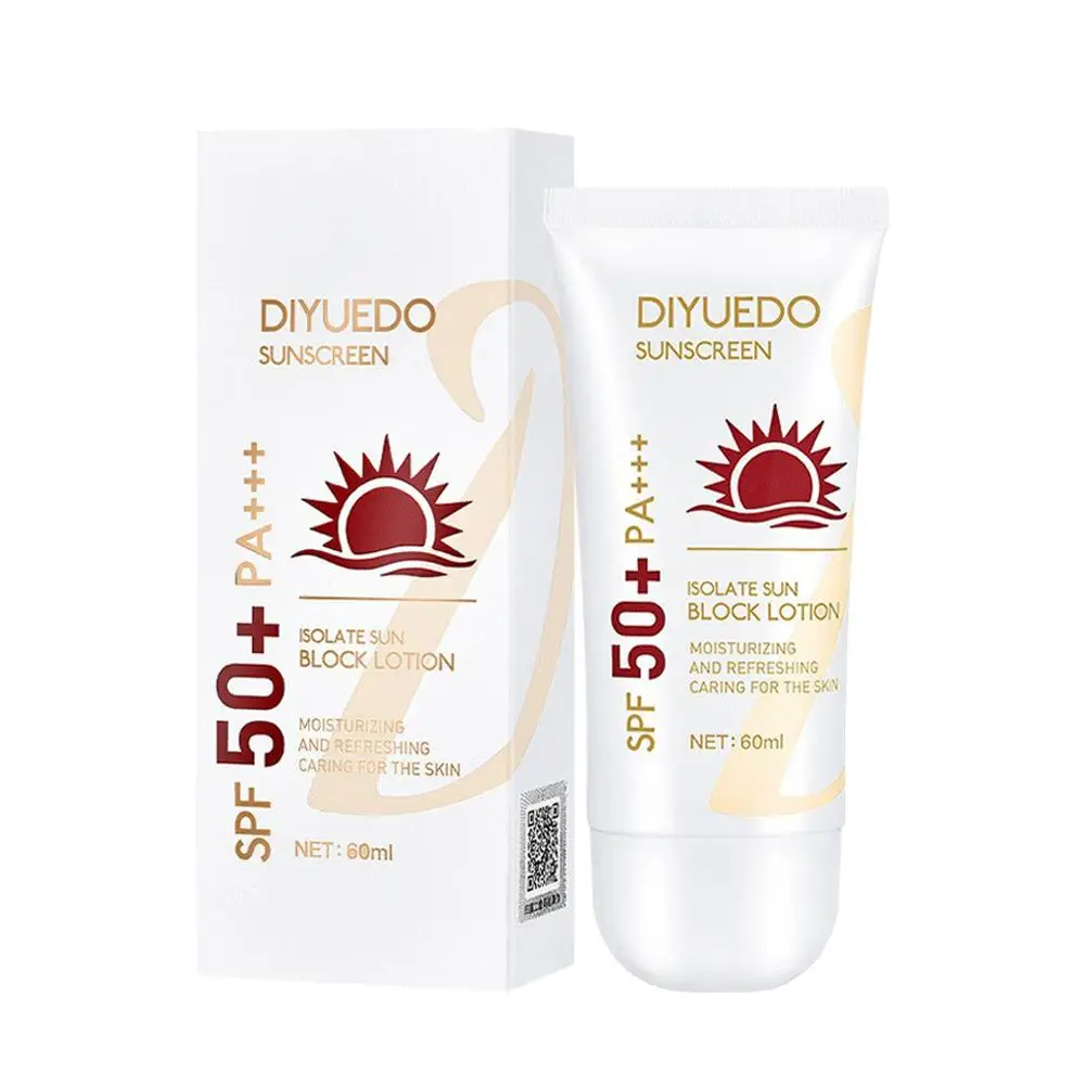 Protector Solar para cara y cuerpo, crema bloqueadora Solar a prueba de sudor, refrescante, no graso, U1K7, fps 50 +