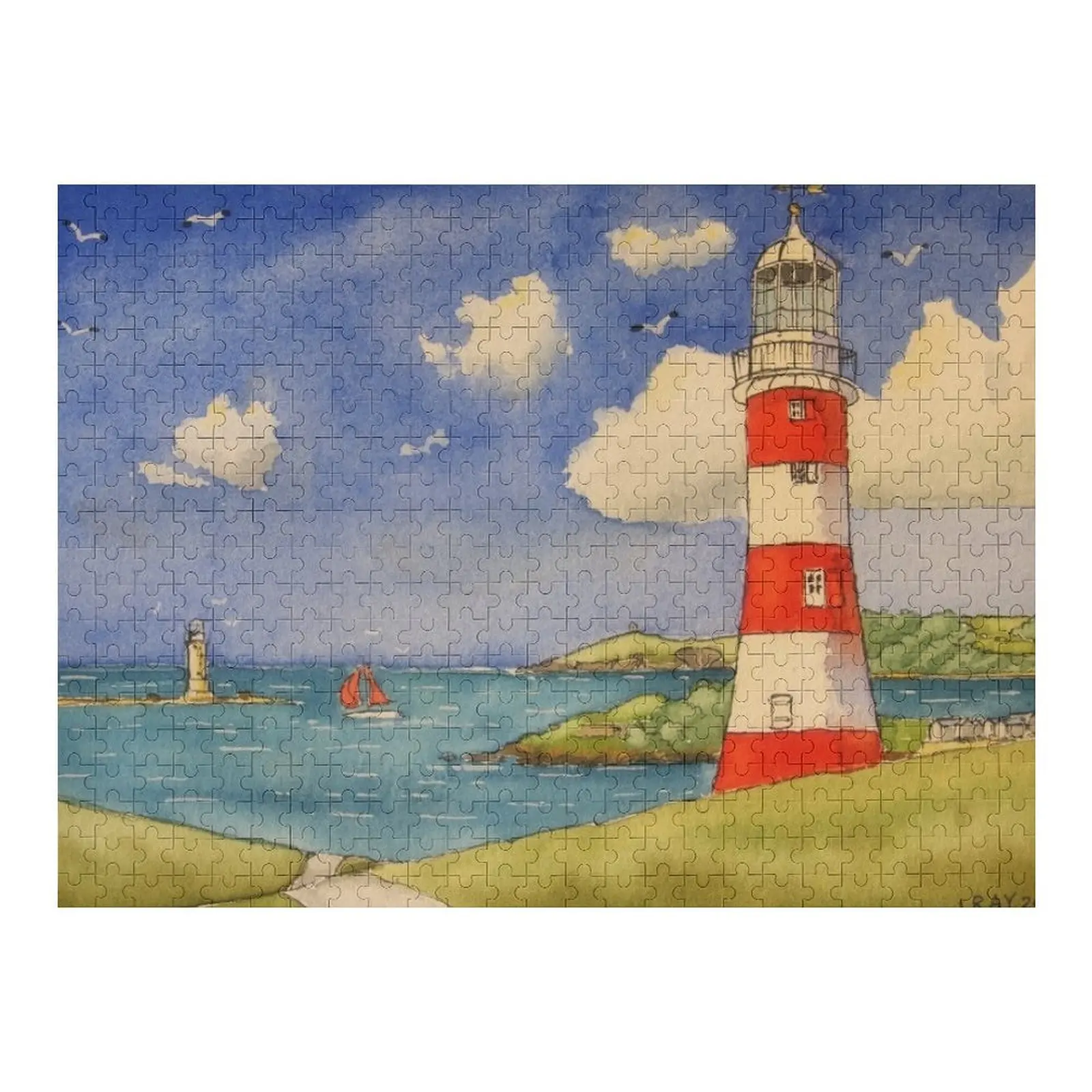 Мотыга Plymouth Маяк. Пазл по индивидуальному заказу для детей Пазл