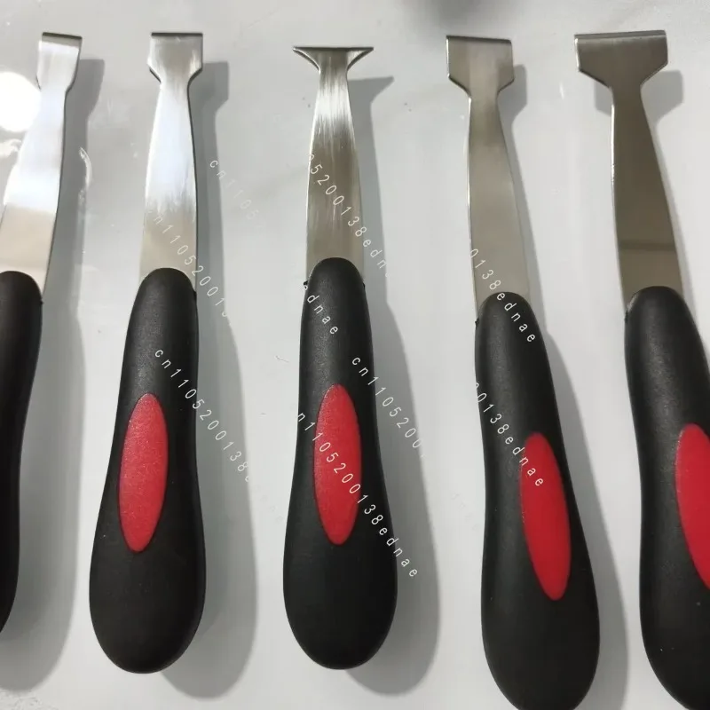 5-pcs/set Glass Bottom Adhesive Repair Knife Set with Soft Rubber Manual Car Windshield Polyurethane Scraper Kit
