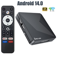 X88 PRO S905X5M Smart TV BOX Android 14 Quad Core Amlogic S905X5M TV Box HDR 8K Dual Wifi 2G 64G BT5.0 1000M Lan Set Top Box