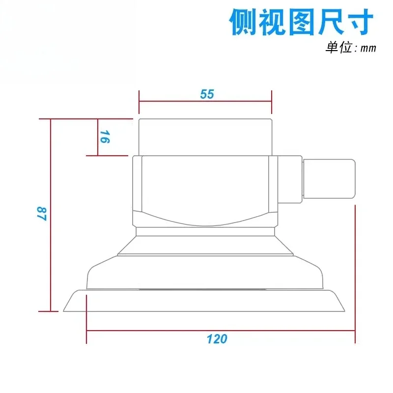 Automated robot, pneumatic sandpaper machine, sander, polisher, durable