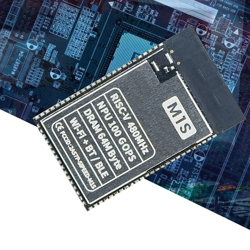 Voor Sipeed M 1S Module Bl808 Rv64 480Mhz + Rv32 320Mhz + Npu Blai 100Gops 16Mbyte Spi Flash 2.4G Wifi/Bt/Ble Core Board Vervanging