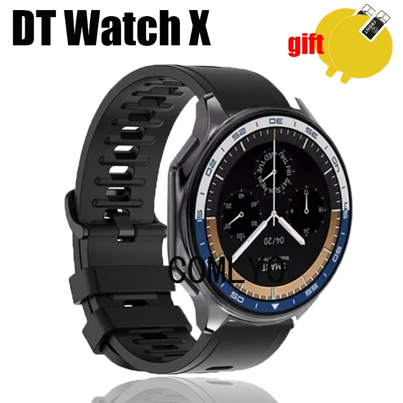 For DT Watch X Strap Smart watch Silicone Soft Wristband Band Bracelet Screen protector film