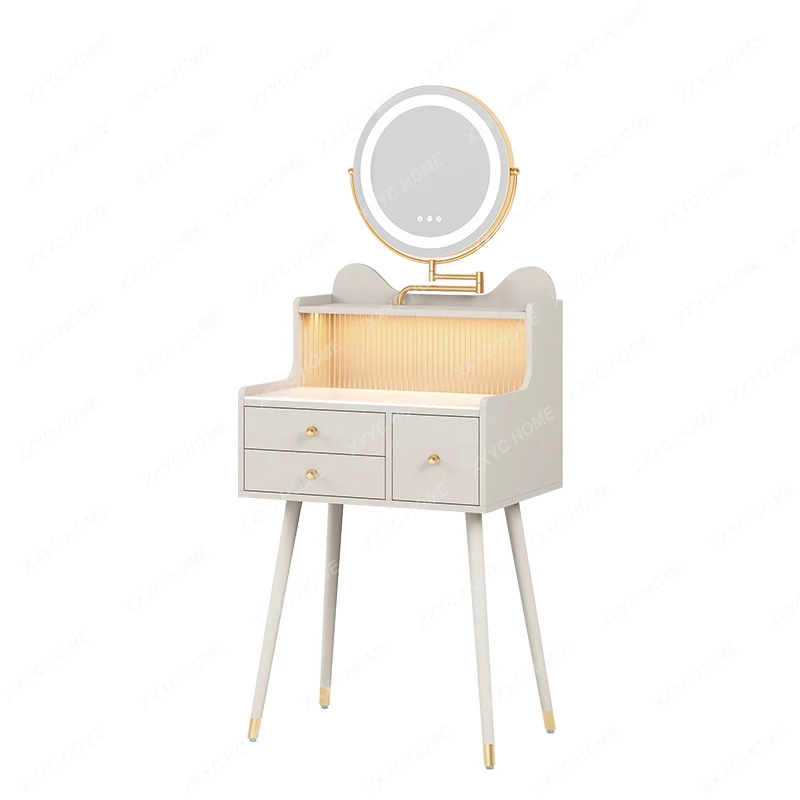 Small Apartment Dresser Modern Minimalist Bedroom Girl Heart Bedside Small Makeup Table