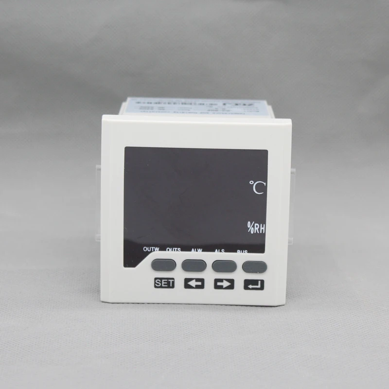 24VDC 72*72mm Temperature and humidity controller 4-20mA 0-10V RS485 output air temp. and moisture meter with probe