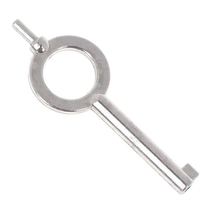 1 PCS American Style Universal Flat Key Blank Special Key Handcuff Lock Key Zinc Alloy Keychain