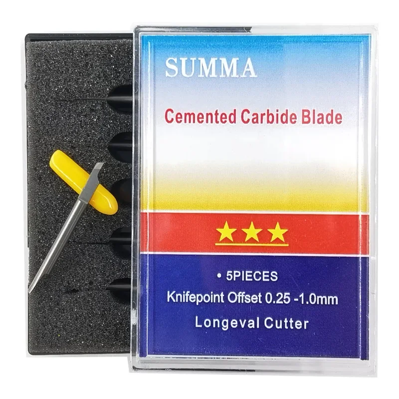 Imagem -03 - Conjunto de Lâminas de Tungstênio para Cortar Plotter Pcs Lâmina para Cortar Plotter Cortador de Vinil Modelo Summa d t 30 45 60 Graus