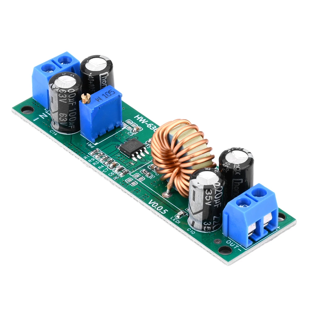 10A DC-DC Adjustable 60V 48V 36V 24V 6.5V to 30V 24V 12V 3V Car Charger Regulator Step Down Buck Converter Power Supply Module