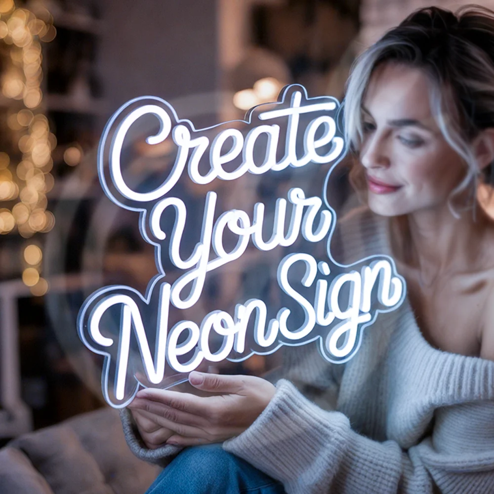 Letrero de neón LED personalizado, decoración de pared personalizada para dormitorio, fiesta, boda, cumpleaños, regalo perfecto de Navidad y Año Nuevo, LED personalizado