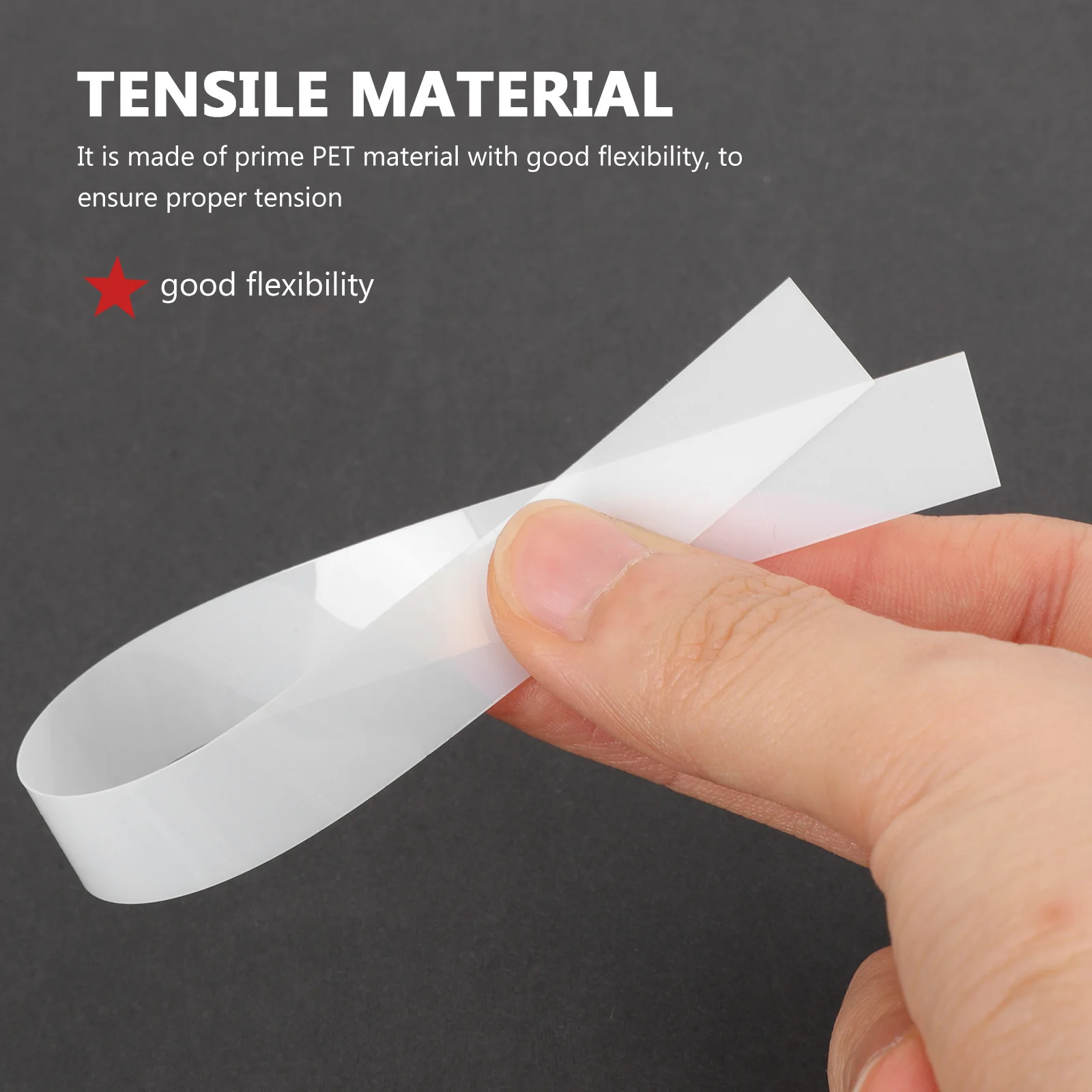 

6pcs Snare Wire Fixing Straps Straps Pet Mounting For Drum Wire Installation Random Color Snare Drum Accessories Parts