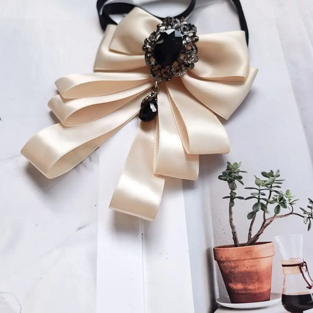 Immagine 6: Accessori per Donna: Fiocco in Poliestere con Diamanti e Cristalli, Decorazione per Collo