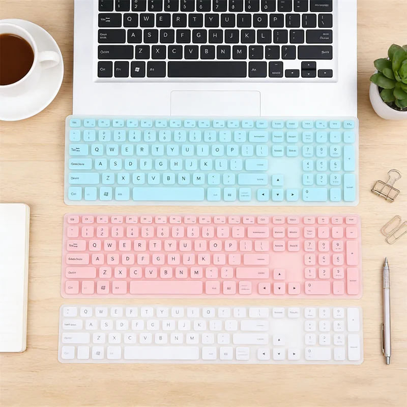 

НОВЫЕ 3D-наклейки на клавиатуру (70/21 шт.) - силиконовые накладки-кейкапы для длинных ногтей, самоклеящиеся декоративные наклейки для ноутбуков и настольных ПК