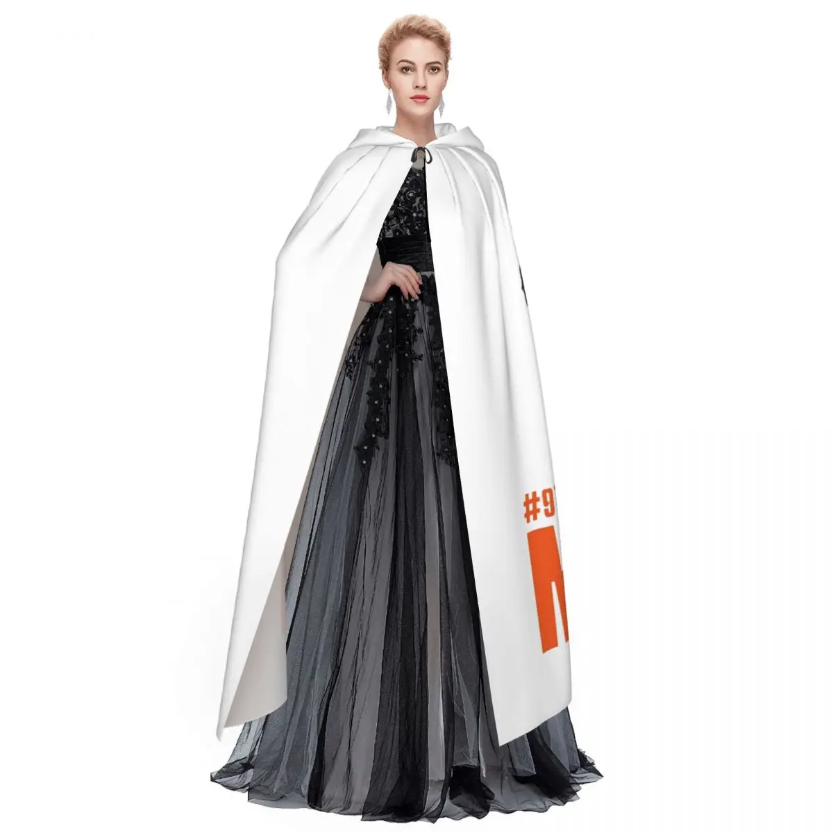 كونور ماك ديفيد 97 لمحبي إدمونتون أويلرز عباءة طويلة بقلنسوة الساحرة زي القرون الوسطى التأثيري كيب الهالوين مصاص دماء الكبار للجنسين