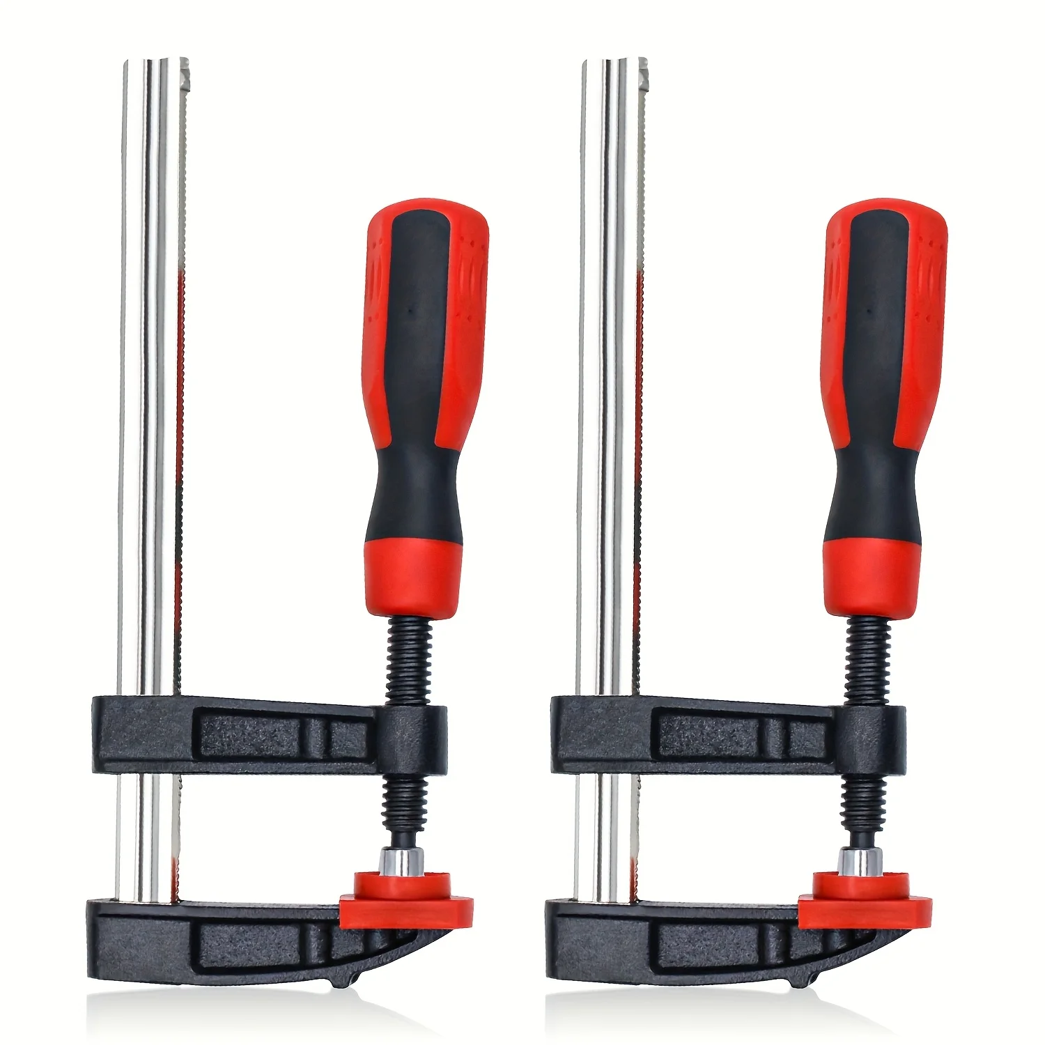 6 Zoll leichte stanzgeschmiedete Stahlstangenklemmen, Halstiefe 2,5 Zoll, verstellbare Stahl-F-Klemmen zum Schweißen, Holzbearbeitung – Detail 6