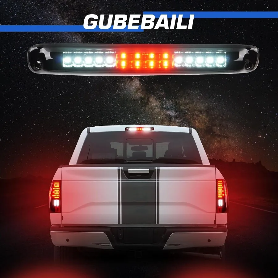 ضوء خلفي + مصباح شحن الفرامل الثالث لسيارة شيفروليه سيلفرادو 1500 2500 20032006 وسيلفرادو 3500 20042006 متوافق مع S #3