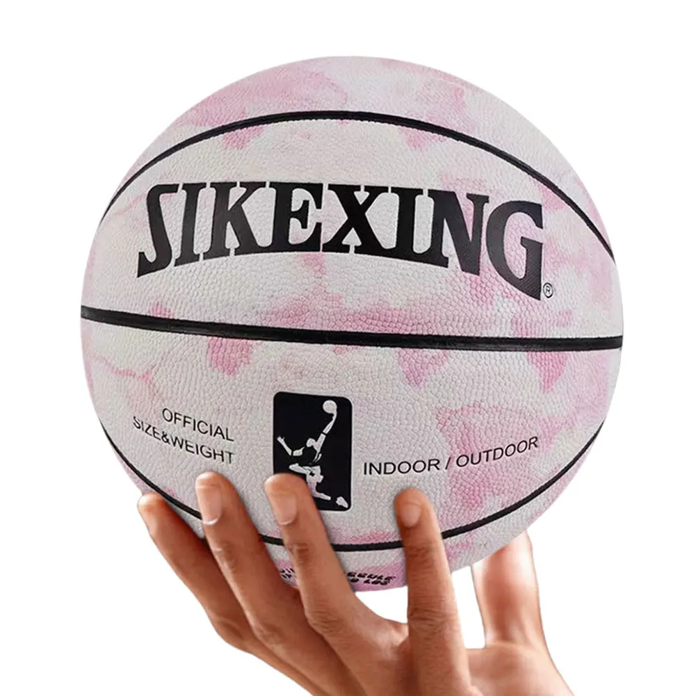 Bola de exercício de basquete silenciosa, resistente ao desgaste, tamanho 7, basquete de treinamento, adequado para adultos internos e externos