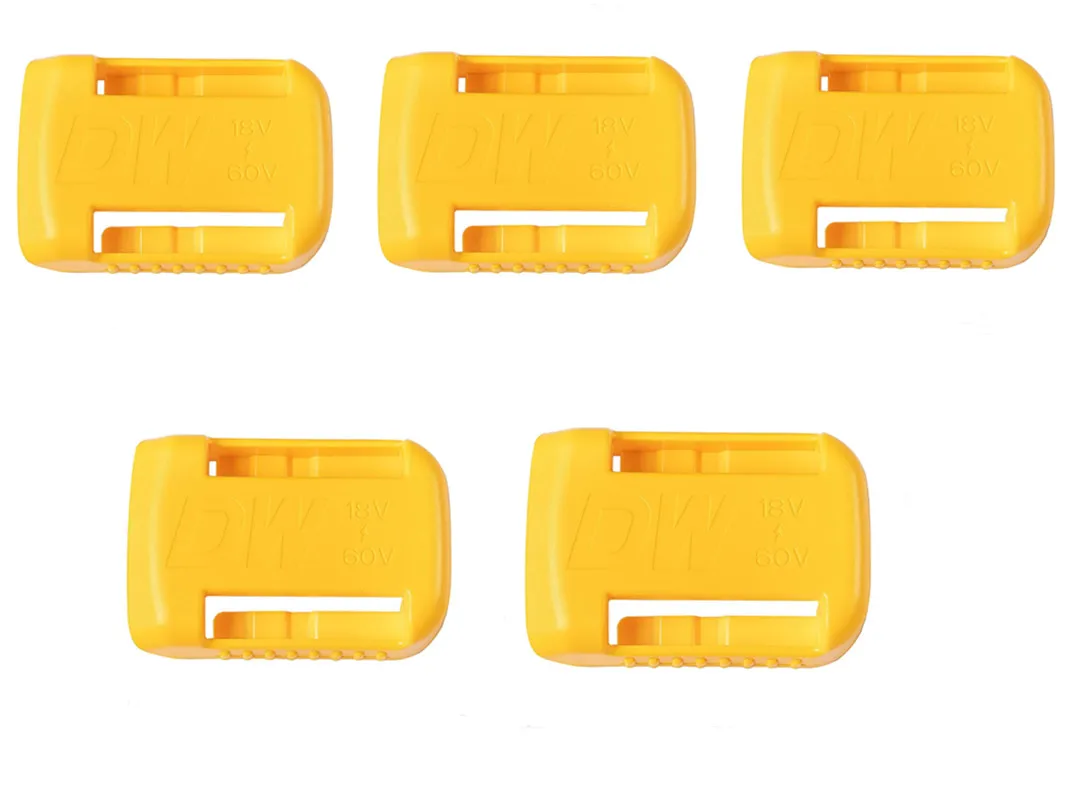 

5pcs for Dewalt 18V 20V 60V Battery Holder Wall Storage Mounts Stander Mount Display Hanger Dock Battery Belt Buckle