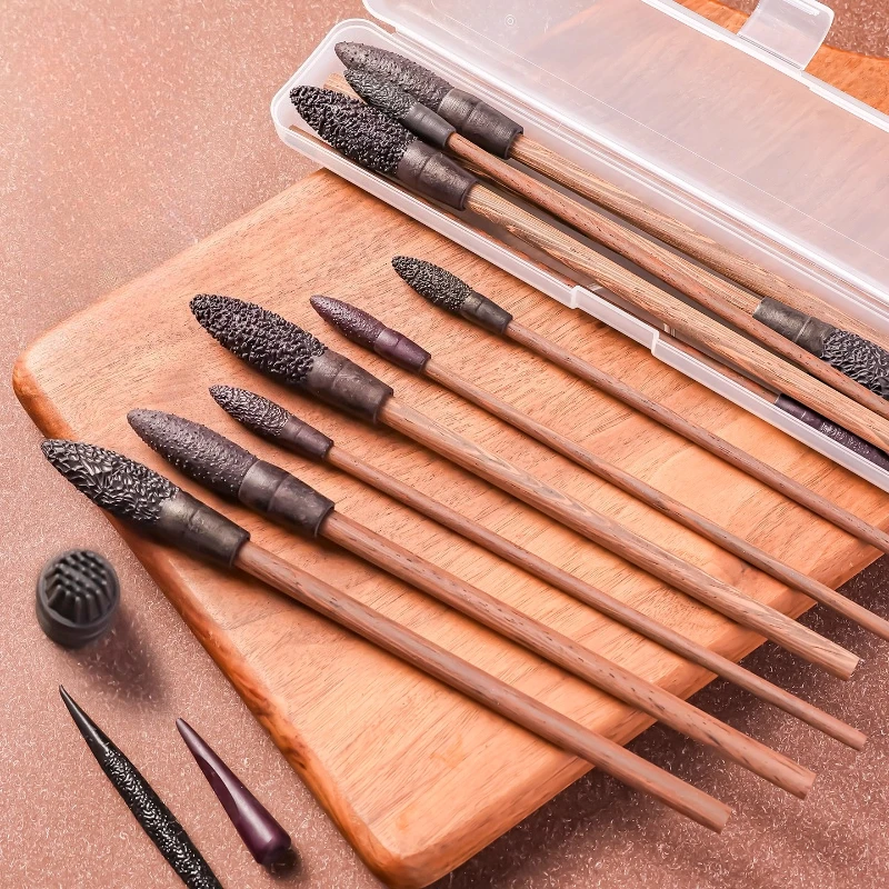 9pcs Clay Sculpture Texture St - Resin Art Clay review and price