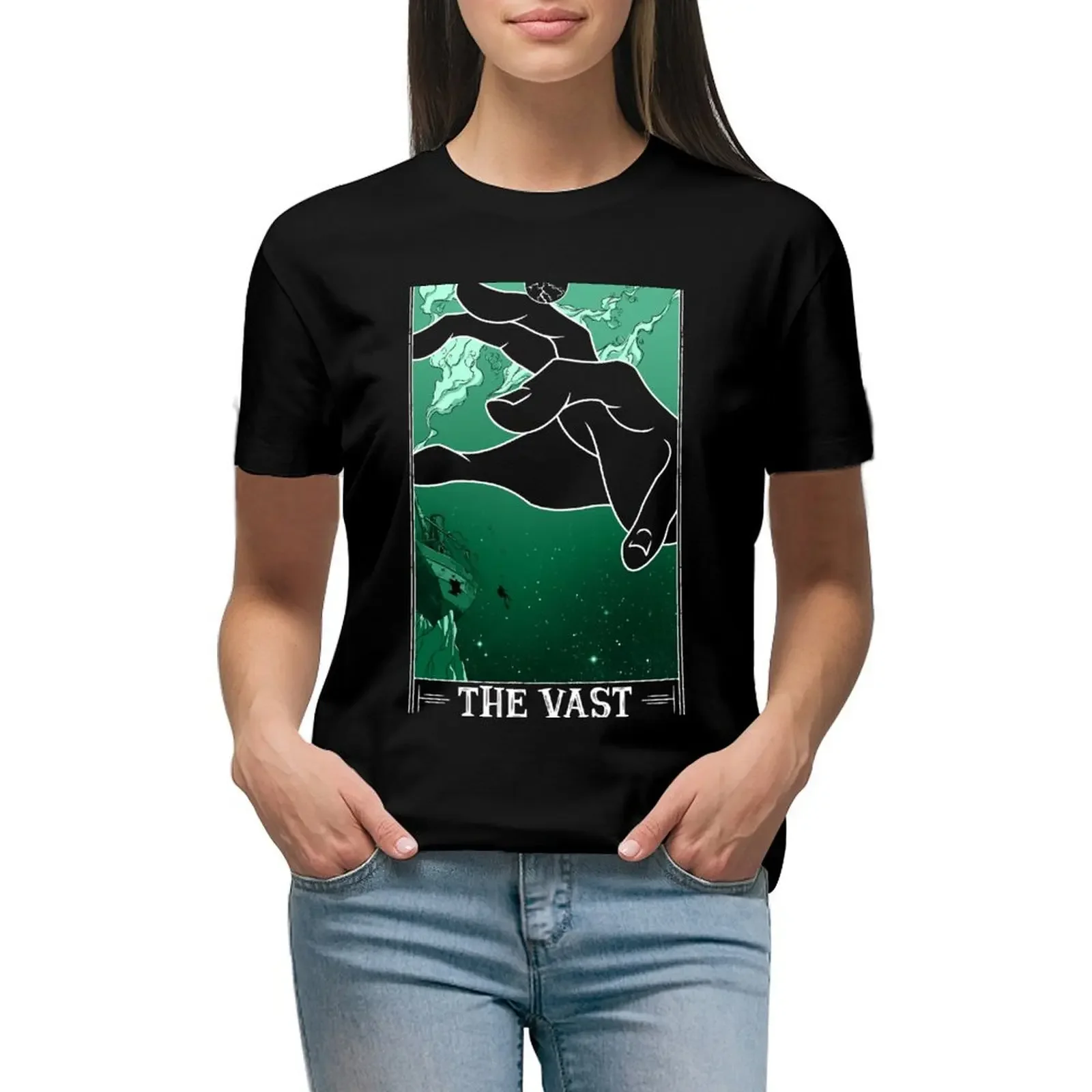 

The Vast Tarotesque - (Dark) T-Shirt new edition anime clothes heavyweights funny t-shirt dress for Women long