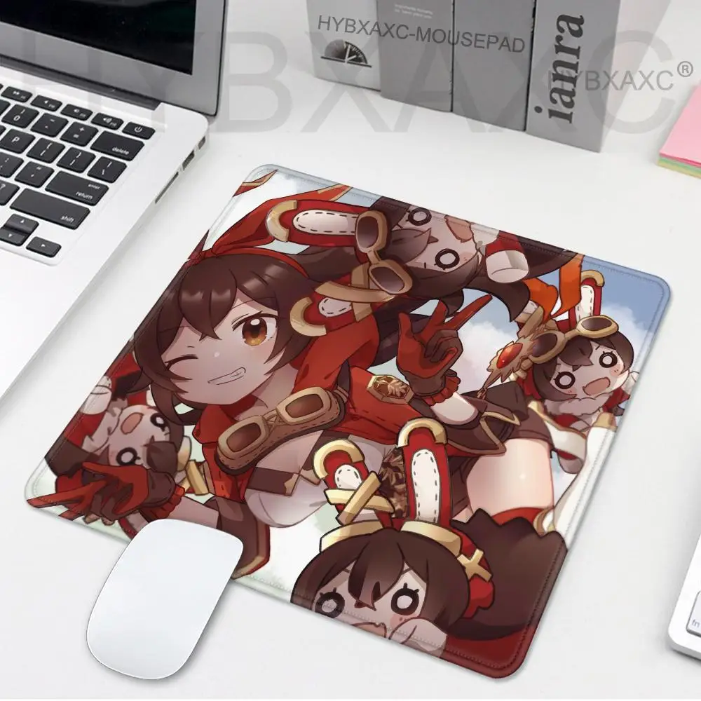 45x40 Anime girls Amber Mouse Pad Computer Laptop Cute Keyboard Mouse Mat G-Genshin Impact Mousepad Keyboard Gamers Desk Mat