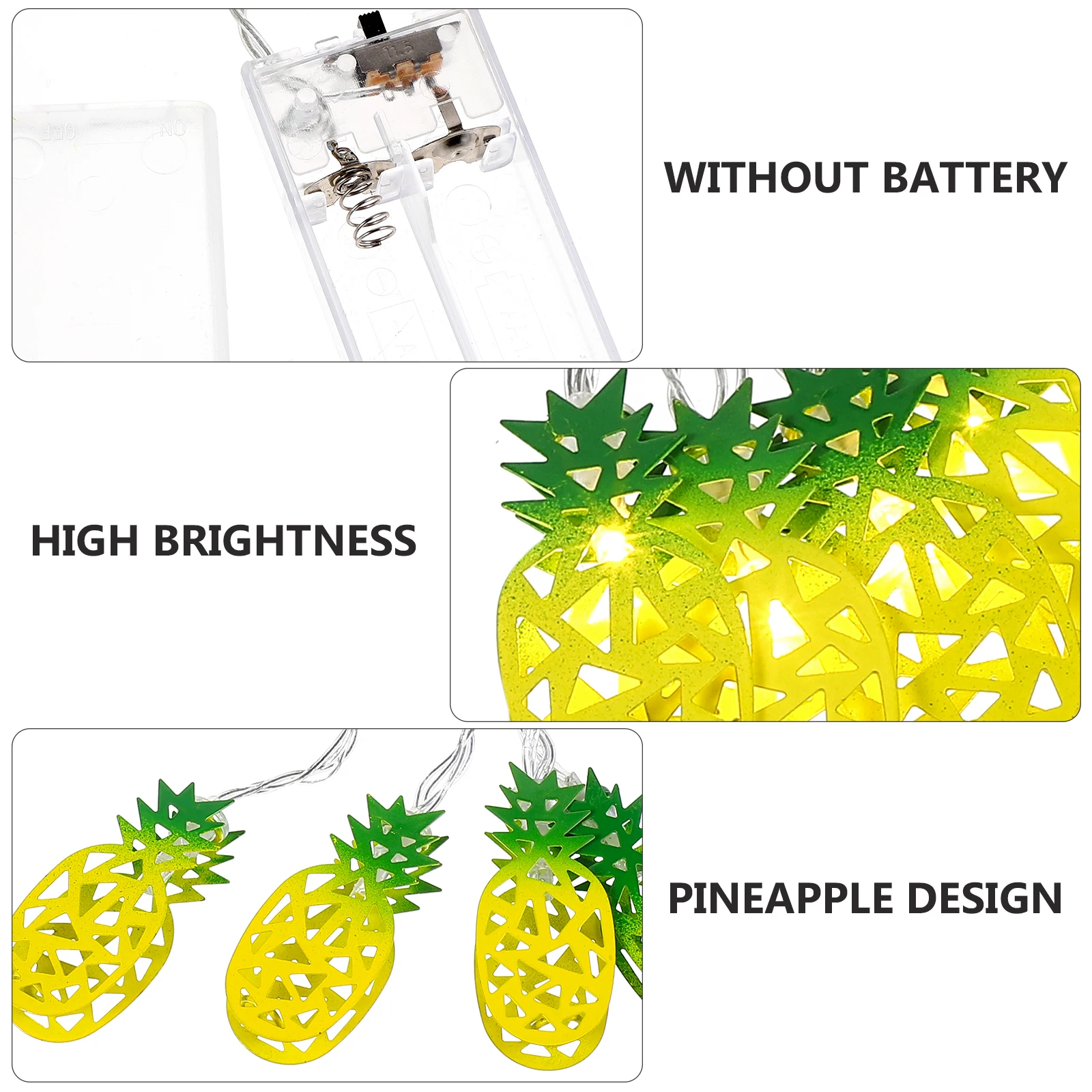 

Pineapple String Lights Led Lamp Decor Party Fairy Light Bedroom Garden Decorations Waterproof Long-Term Use