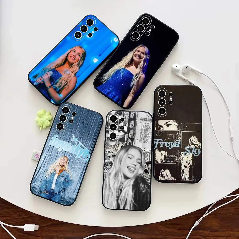 F-Freya S-Skye Singer  Phone Case For Samsung S25,S24,S21,S22,S23,S30,Ultra,S20,Plus,Fe,Note,10,9,5G Black Cover