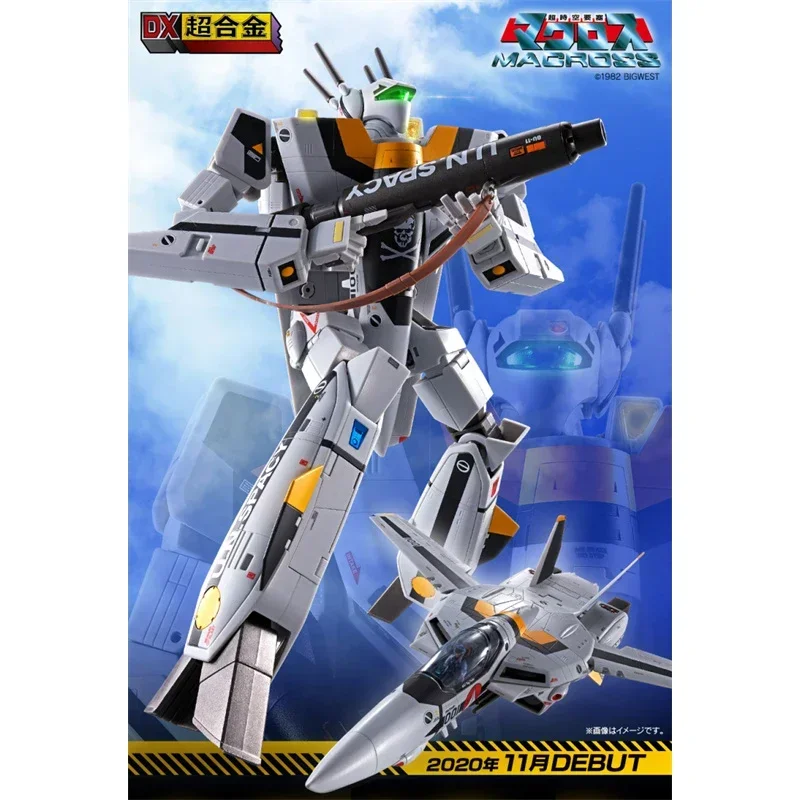 In Stock Genuine BANDAI The Super Dimension Fortress Macross F-1S Valkyrie Roy Focker Special Model Kit Anime Figure Xmas GIFT