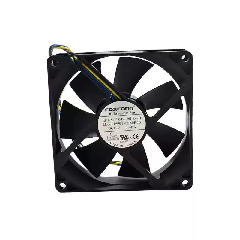 SLIDER PV902512PSPF DC 12V 0.40A 9225 PWM Fan, 92x92x25mm Dual Ball Bearing PC Computer Server CPU Cooler Axial Fan