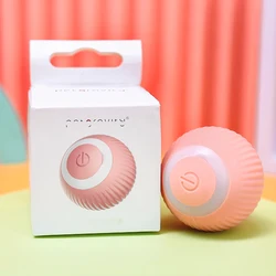 Smart Cat Toys Rolling Ball Rechargeable Electic Interactive Toys for Cats Training Self-moving Funny Accessories for Kitten Pet