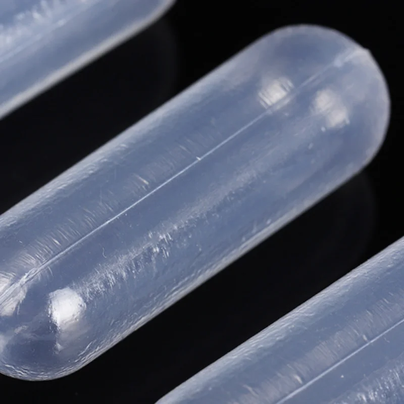 50 unids/set 4ml pajita desechable transparente helado gelatina batido goteros paja para suministros de fiesta y embalaje de alimentos