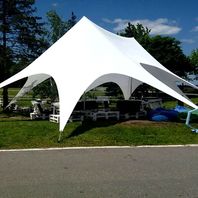 10*15m Single Top Star Shape Tent PVC Aluminum Tent Outdoor Party Event Wedding Sun Shade Leisure Trade Show Marquee Tent