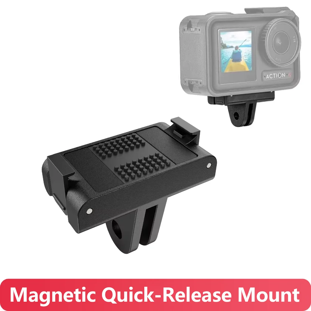 Action 6/5/4/3 magnetische Schnellverschluss-Adapterhalterung für DJI Osmo Action 6 5 PRO 4 3 Action-Kamera-Schnellverschluss-Montagebasis