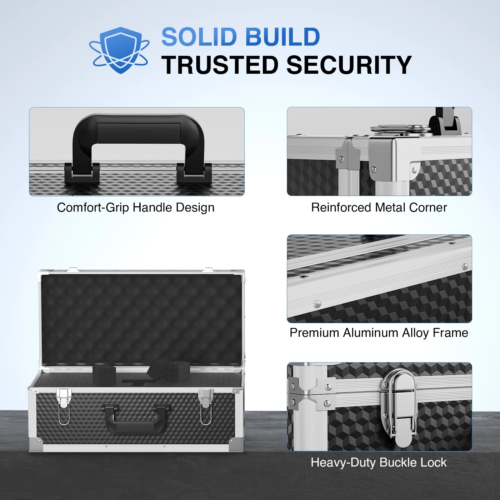 PCSE-XL |   Чемодан очень большого размера с предварительно вырезанной трехслойной пеной