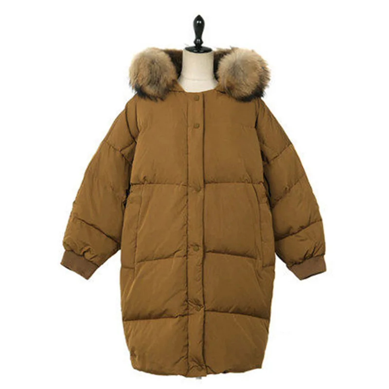 Winter Jacket Women Parka Warm Down Cotton Coats Female Loose Hooded Long SleeveThicken Oversize Women Winter Coat Padded Black