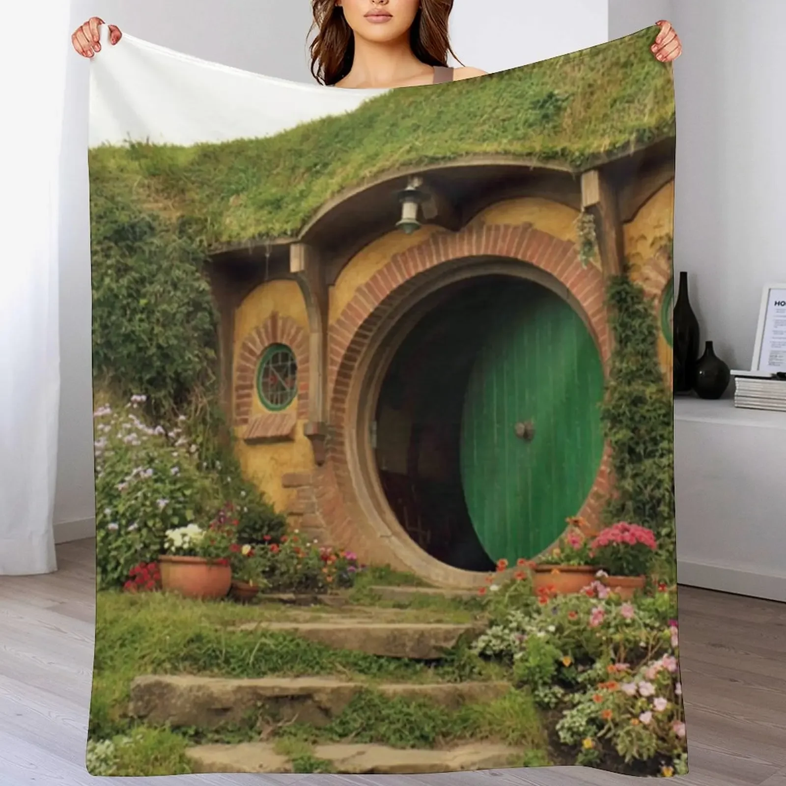 

The shire Throw Blanket For Sofa Thin Flannel Fabric Soft Big Cute Plaid Blankets